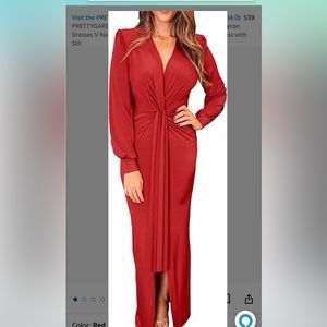 New without tags Pretty Garden red dress XL